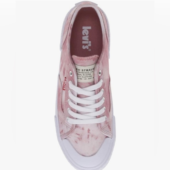 Levi's Shoes - Levi's sneakers! Sz 7.5, pink tie dyed, skate shoe, old school! Runs big!​​